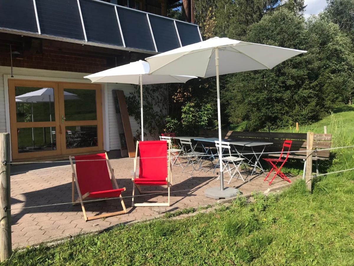 Ferienwohnung Bergblick Am Rande Der Wildnis Sibratsgfäll Exterior foto
